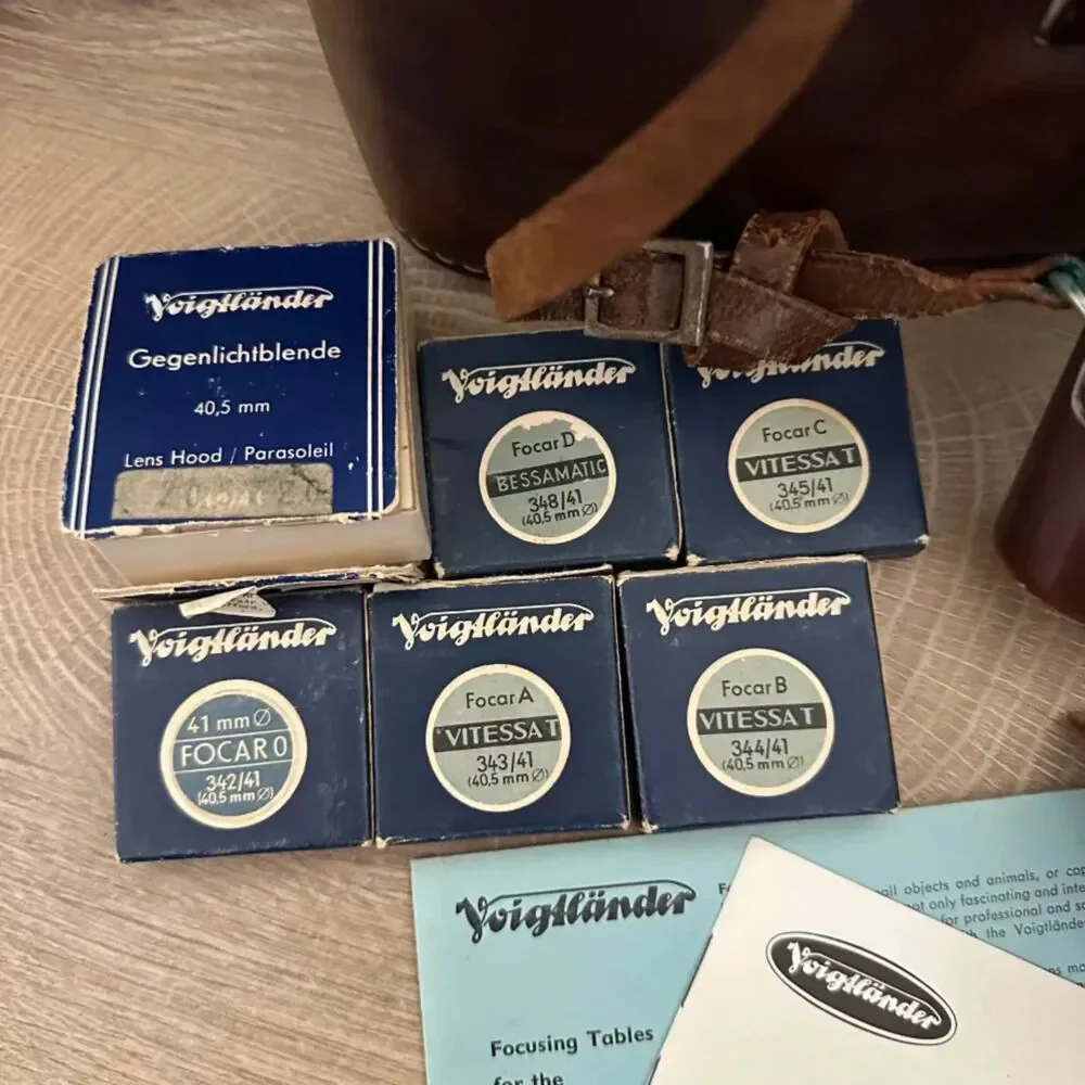 Voigtlander Bessamatic Deluxe Camera Complete Kit Bundle